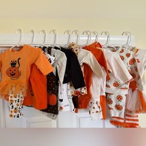 Fall & Halloween Baby Clothes Sized 0-6m